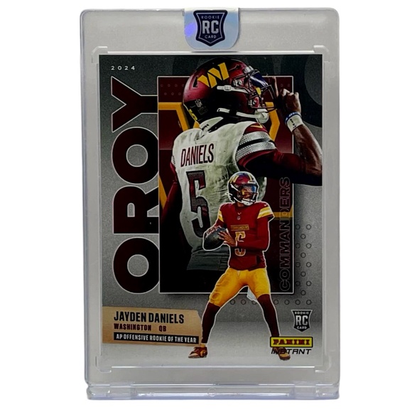 2024 Panini Instant NFL#OROY Jayden Daniels ROOKIE OF THE YEAR SP Commanders RC - Picture 1 of 3
